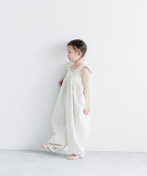 LOWRYS FARM（ローリーズファーム）の「メンアサフリルサロペット　277683（サロペット/オーバーオール・キッズ・ブラック/ブラウン/アイボリー・110cm/120cm/130cm/140cm/150cm）」の15枚目の写真