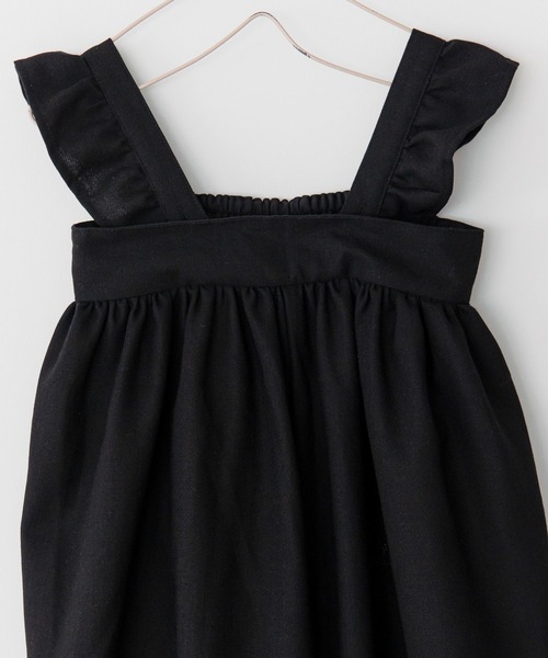 LOWRYS FARM（ローリーズファーム）の「メンアサフリルサロペット　277683（サロペット/オーバーオール・キッズ・ブラック/ブラウン/アイボリー・110cm/120cm/130cm/140cm/150cm）」の9枚目の写真