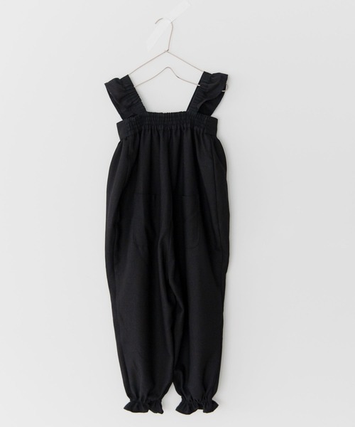 LOWRYS FARM（ローリーズファーム）の「メンアサフリルサロペット　277683（サロペット/オーバーオール・キッズ・ブラック/ブラウン/アイボリー・110cm/120cm/130cm/140cm/150cm）」の7枚目の写真