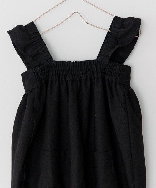 ローリーズファーム キッズメンアサフリルサロペット SALE／30%OFFカットフリルサロペット LOWRYS FARM