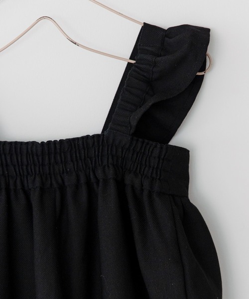 LOWRYS FARM（ローリーズファーム）の「メンアサフリルサロペット　277683（サロペット/オーバーオール・キッズ・ブラック/ブラウン/アイボリー・110cm/120cm/130cm/140cm/150cm）」の12枚目の写真