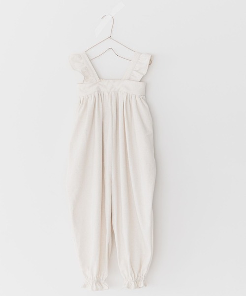 ローリーズファーム キッズメンアサフリルサロペット SALE／30%OFFカットフリルサロペット LOWRYS FARM