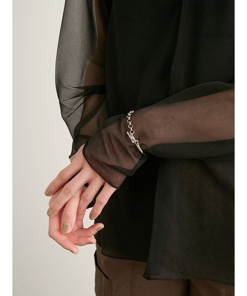 emmi（エミ）の「【emmi atelier】メタルチェーンブレスレット（ブレスレット・レディース・シルバー/ゴールド・FREE）」の5枚目の写真