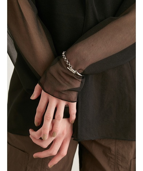 emmi（エミ）の「【emmi atelier】メタルチェーンブレスレット（ブレスレット・レディース・シルバー/ゴールド・FREE）」の6枚目の写真