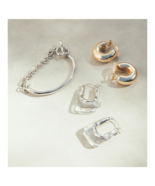 emmi（エミ）の「【emmi atelier】メタルチェーンブレスレット（ブレスレット・レディース・シルバー/ゴールド・FREE）」の3枚目の写真