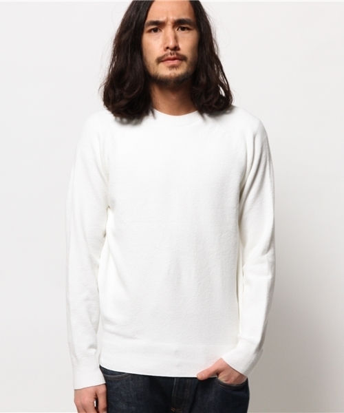 EDIFICE（エディフィス）の「◇コットン×ポリ ストレッチニット（ニット/セーター・メンズ・チャコールグレー/ホワイト/その他2/ネイビー・44/48/46）」の15枚目の写真