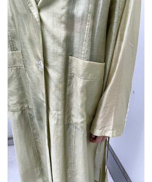 ENVYM（アンビー）の「シアーロングガウン（その他アウター・レディース・グリーン/ブラック・FREE）」の21枚目の写真