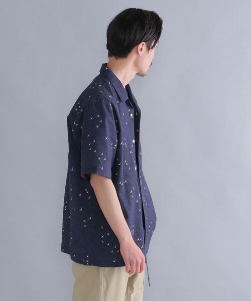 nowartt(ノワート)の「【SHIPS別注】NOWARTT: オーガニックコットン プリント オープンカラーシャツ 22SS(シャツ/ブラウス・メンズ・ブラウン/ネイビー/ナチュラル・MEDIUM/X-LARGE/SMALL/LARGE)」の18枚目の写真