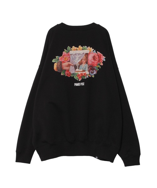 PAMEO POSE(パメオポーズ)の「Aisance Life Sweat Shirts(スウェット・レディース・ホワイト/ブラック/グリーン・FREE)」の8枚目の写真