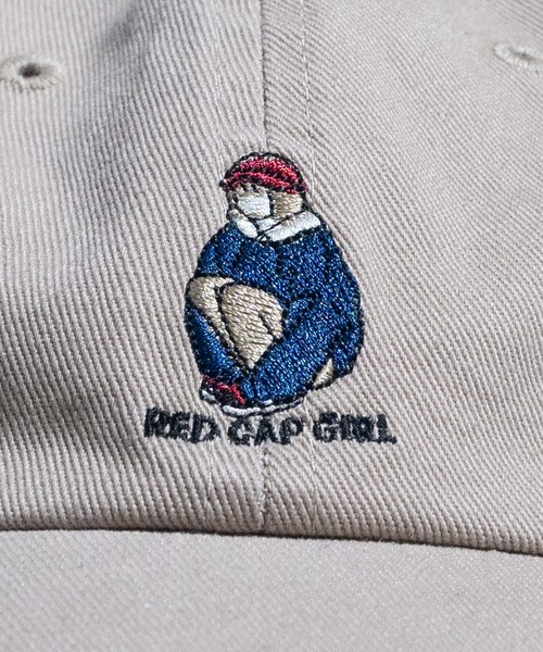 新品　DSQUARED2 キャラクター刺繍レッドキャップ Red Cap Girl（レッドキャプガール）の「【a-r】〔Red Cap Girl