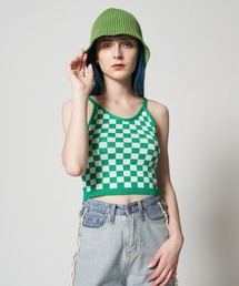 Solace | 配色ﾁｪｯｸﾍﾞｱｷｬﾐ(キャミソール)