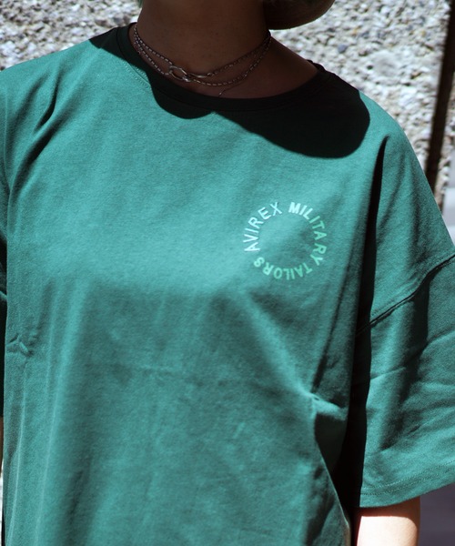 AVIREX(アヴィレックス)の「【WEB&DEPOT限定】PENNANT PRINT TUNIC ONEPIECE/ ペナントプリントチュニックワンピース(チュニック・レディース・ネイビー/グリーン/アイボリー・FREE)」の16枚目の写真