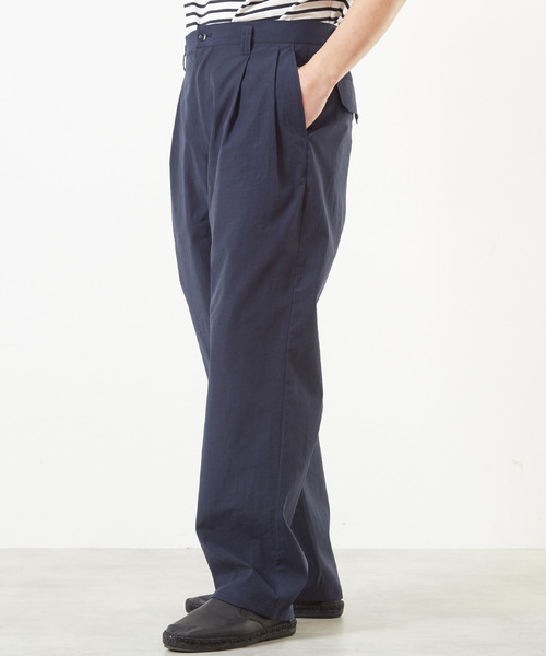 martinique(マルティニーク)の「martinique gent's/カールマイヤーユーティリティーパンツ(チノパンツ・メンズ・ネイビー/カーキ・S/M/L)」の2枚目の写真