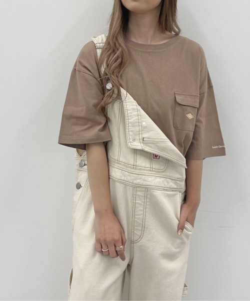 PairPair（ペアペア）の「ポケット付きTEE(ユニセックス)（Tシャツ/カットソー・メンズ・ネイビー/オフホワイト/ボルドー/モカ・MEDIUM/LARGE）」の3枚目の写真