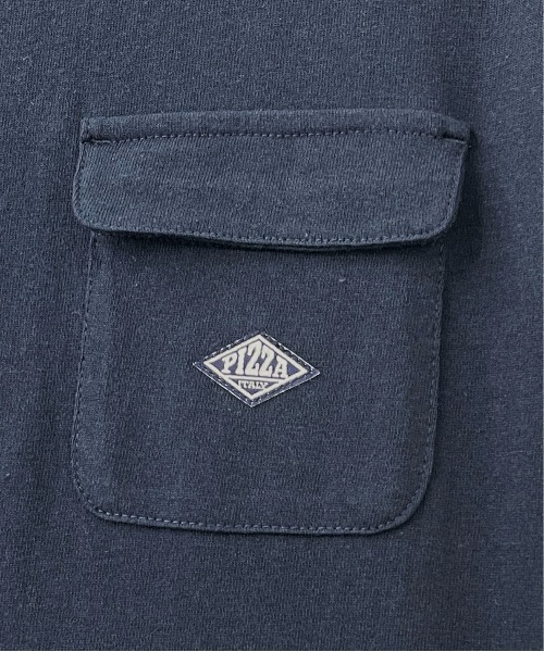 PairPair（ペアペア）の「ポケット付きTEE(ユニセックス)（Tシャツ/カットソー・メンズ・ネイビー/オフホワイト/ボルドー/モカ・MEDIUM/LARGE）」の21枚目の写真