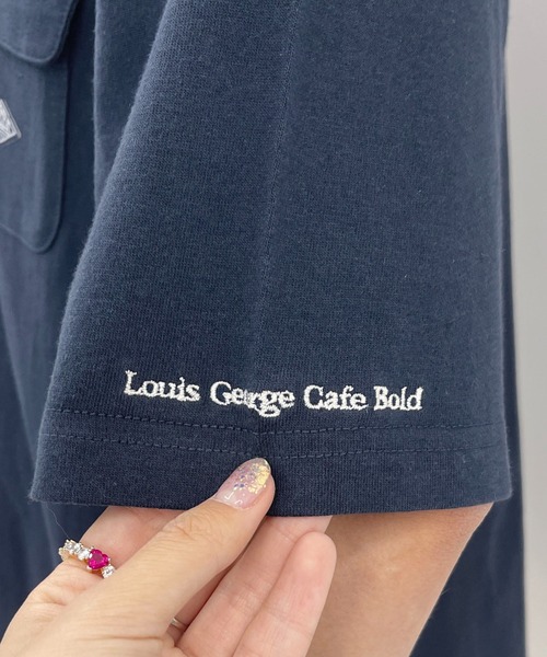 PairPair（ペアペア）の「ポケット付きTEE(ユニセックス)（Tシャツ/カットソー・メンズ・ネイビー/オフホワイト/ボルドー/モカ・MEDIUM/LARGE）」の22枚目の写真