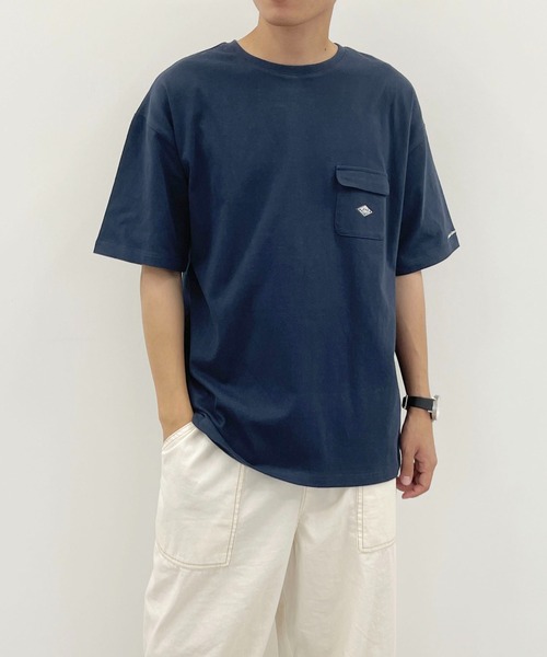 PairPair（ペアペア）の「ポケット付きTEE(ユニセックス)（Tシャツ/カットソー・メンズ・ネイビー/オフホワイト/ボルドー/モカ・MEDIUM/LARGE）」の18枚目の写真