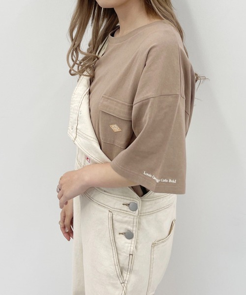 PairPair（ペアペア）の「ポケット付きTEE(ユニセックス)（Tシャツ/カットソー・メンズ・ネイビー/オフホワイト/ボルドー/モカ・MEDIUM/LARGE）」の12枚目の写真