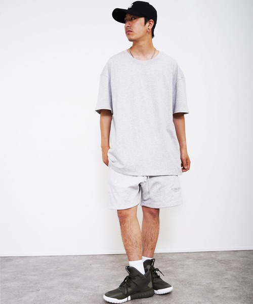 FOG ESSENTIALS(エフオージーエッセンシャルズ)の「FOG ESSENTIALS エフオージーエッセンシャルズ EMB スウェット ハーフパンツ(スウェットパンツ・メンズ・ベージュ/グレー・L/M)」の14枚目の写真