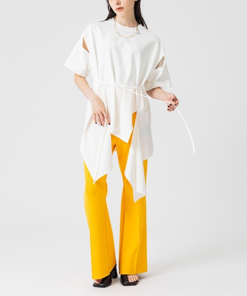 UNITED TOKYO（ユナイテッドトウキョウ）の「【完売間近！】ルーズアシメカットソー（Tシャツ/カットソー・レディース・ブラック/インディゴブルー/オフホワイト・FREE）」の15枚目の写真