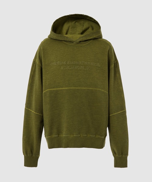 A-COLD-WALL*（アコールドウォール）の「OVERDYE HOODIE（パーカー・メンズ・イエロー/グリーン/ワインレッド・L/XL/M）」の2枚目の写真