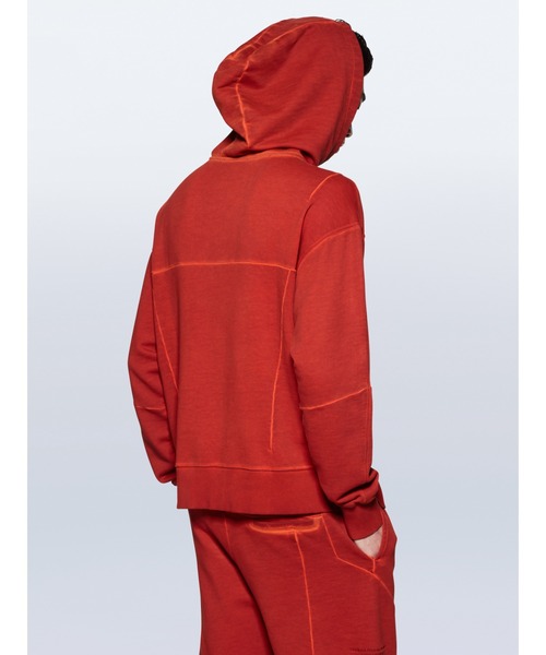 A-COLD-WALL*（アコールドウォール）の「OVERDYE HOODIE（パーカー・メンズ・イエロー/グリーン/ワインレッド・L/XL/M）」の18枚目の写真