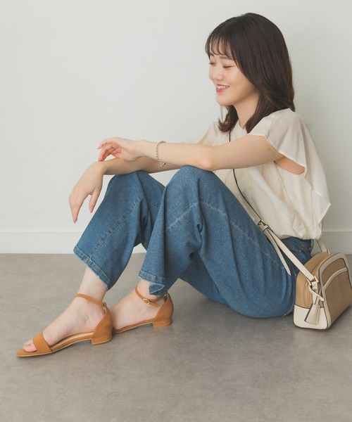 RODE SKO(ロデスコ)の「『MADE IN JAPAN』シンプルストラップサンダル(サンダル・レディース・ブラック/ゴールド/マスタード/キャメル・36/37/38)」の11枚目の写真