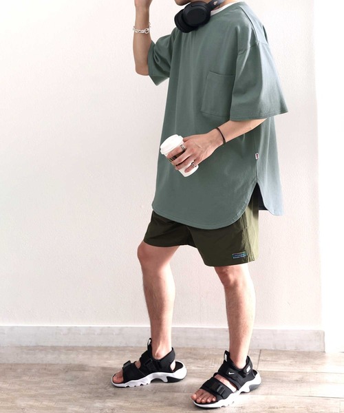 classicalelf(クラシカルエルフ)の「綿100%、USAコットン裾ラウンドビッグシルエットTee(Tシャツ/カットソー・メンズ・ホワイト/ブラック/ブルー・MEDIUM/LARGE/X-LARGE)」の17枚目の写真