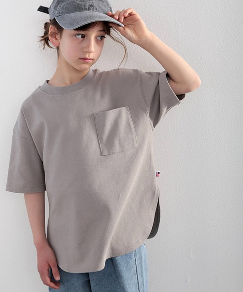 classicalelf(クラシカルエルフ)の「綿100%、USAコットン裾ラウンドビッグシルエットTee(Tシャツ/カットソー・メンズ・ホワイト/ブラック/ブルー・MEDIUM/LARGE/X-LARGE)」の7枚目の写真