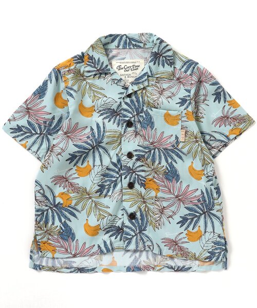 BREEZE（ブリーズ）の「フルーツアロハシャツ（シャツ/ブラウス・キッズ・ピンク/キナリ/ミント・90/140/120/110/100/130/80）」の3枚目の写真