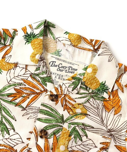 BREEZE（ブリーズ）の「フルーツアロハシャツ（シャツ/ブラウス・キッズ・ピンク/キナリ/ミント・90/140/120/110/100/130/80）」の4枚目の写真