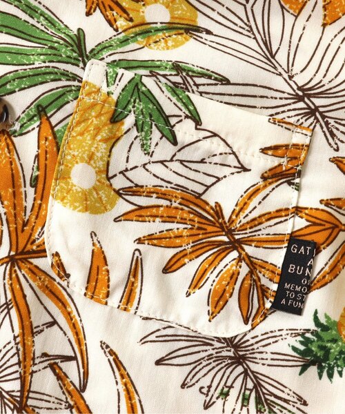 BREEZE（ブリーズ）の「フルーツアロハシャツ（シャツ/ブラウス・キッズ・ピンク/キナリ/ミント・90/140/120/110/100/130/80）」の9枚目の写真