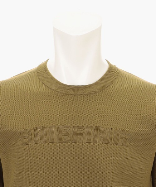 L】ブリーフィング WR CREW NECK KNIT クルーネックニット L