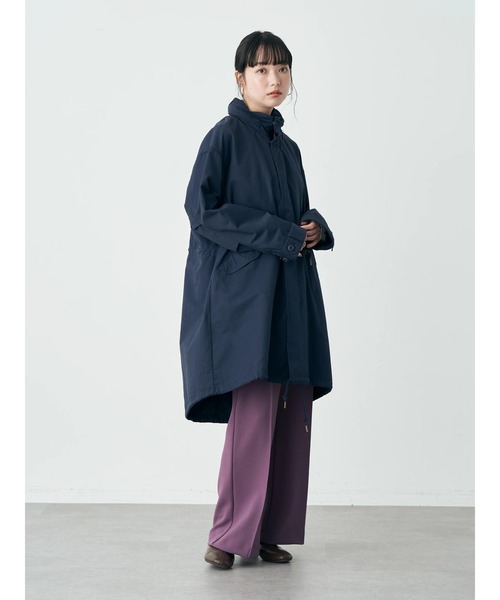 earth music&ecology（アースミュージックアンドエコロジー）の「モッズコート（モッズコート・レディース・カーキ/ネイビー・FREE）」の19枚目の写真