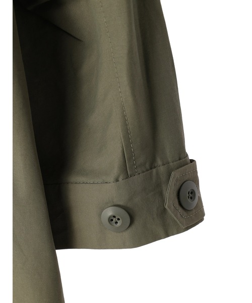 earth music&ecology（アースミュージックアンドエコロジー）の「モッズコート（モッズコート・レディース・カーキ/ネイビー・FREE）」の4枚目の写真