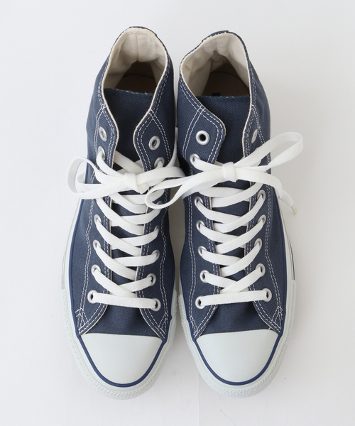 CONVERSE ALL STAR（コンバースオールスター）の「【CONVERSE CHUCK TAYLOR CANVAS ALL STAR HI】（スニーカー・メンズ・キナリ/ネイビー/ホワイト/チャコールグレー/レッド/ブラック/ブラック系その他・29/27.5/27/26.5/26/28）」の8枚目の写真