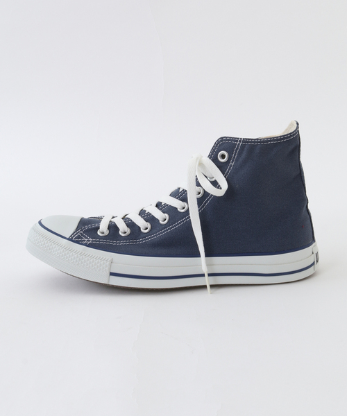 CONVERSE ALL STAR（コンバースオールスター）の「【CONVERSE CHUCK TAYLOR CANVAS ALL STAR HI】（スニーカー・メンズ・キナリ/ネイビー/ホワイト/チャコールグレー/レッド/ブラック/ブラック系その他・29/27.5/27/26.5/26/28）」の9枚目の写真