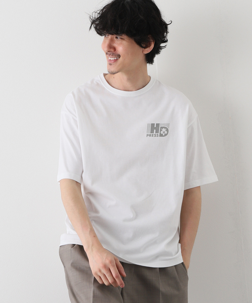417 EDIFICE(フォーワンセブンエディフィス)の「【Hot-Dog PRESS / ホットドッグプレス】別注 プリントTシャツ HANDSOME BOYS(Tシャツ/カットソー・メンズ・ホワイト/ブラック・MEDIUM/LARGE/X-LARGE)」の2枚目の写真