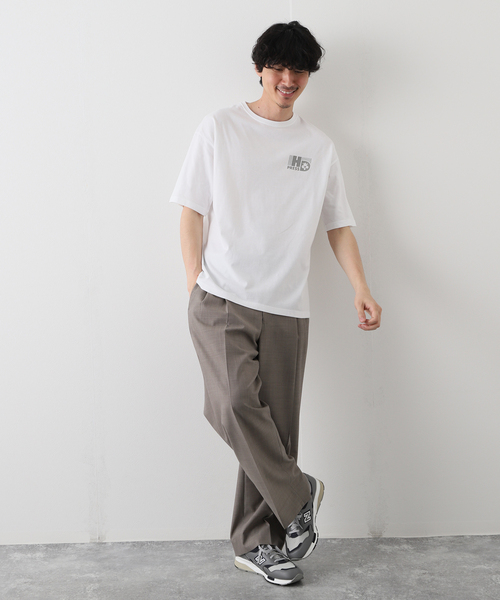 417 EDIFICE(フォーワンセブンエディフィス)の「【Hot-Dog PRESS / ホットドッグプレス】別注 プリントTシャツ HANDSOME BOYS(Tシャツ/カットソー・メンズ・ホワイト/ブラック・MEDIUM/LARGE/X-LARGE)」の3枚目の写真