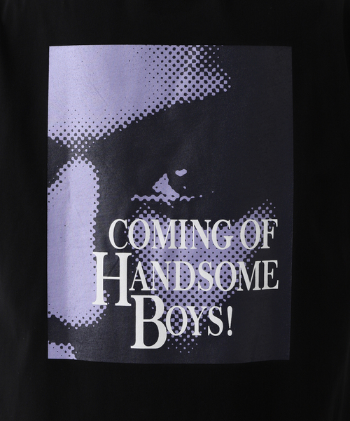 417 EDIFICE(フォーワンセブンエディフィス)の「【Hot-Dog PRESS / ホットドッグプレス】別注 プリントTシャツ HANDSOME BOYS(Tシャツ/カットソー・メンズ・ホワイト/ブラック・MEDIUM/LARGE/X-LARGE)」の14枚目の写真