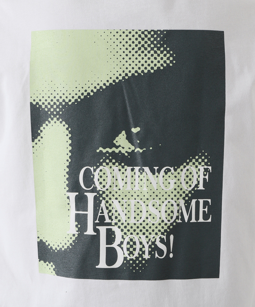 417 EDIFICE(フォーワンセブンエディフィス)の「【Hot-Dog PRESS / ホットドッグプレス】別注 プリントTシャツ HANDSOME BOYS(Tシャツ/カットソー・メンズ・ホワイト/ブラック・MEDIUM/LARGE/X-LARGE)」の15枚目の写真
