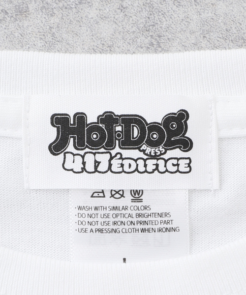 417 EDIFICE(フォーワンセブンエディフィス)の「【Hot-Dog PRESS / ホットドッグプレス】別注 プリントTシャツ HANDSOME BOYS(Tシャツ/カットソー・メンズ・ホワイト/ブラック・MEDIUM/LARGE/X-LARGE)」の16枚目の写真