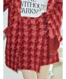 jouetie | チェックパターンニットスカート【セットアップ対応】(スカート)