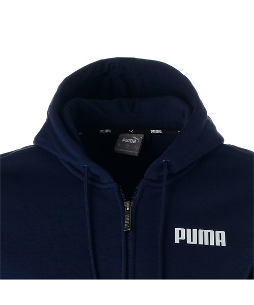 PUMA（プーマ）の「PUMA プーマ メンズ ESS フルジップ フーディー（パーカー・メンズ・ネイビー/ブラック/ヘザーグレー・LARGE/X-LARGE/XX-LARGE/MEDIUM/X-SMALL/SMALL）」の10枚目の写真