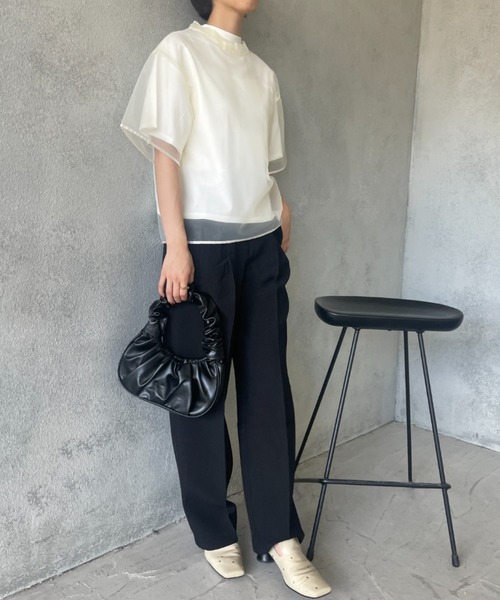 SEN TOKYO(セントーキョー)の「シアーレイヤードトップス(Tシャツ/カットソー・レディース・ホワイト・FREE)」の6枚目の写真