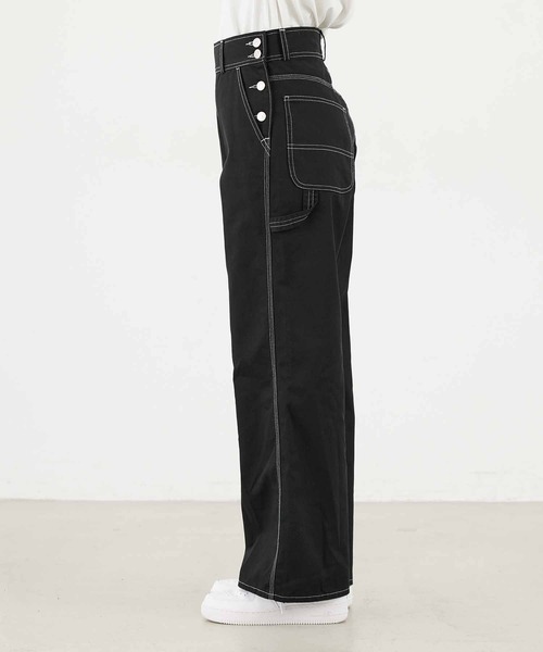 MILKFED.（ミルクフェド）の「PAINTER PANTS（カーゴパンツ・レディース・オリーブ/グレー/ブラック・S/M）」の6枚目の写真