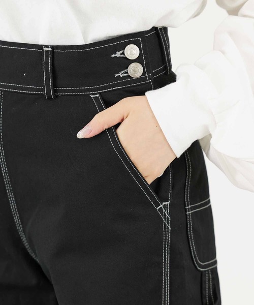 MILKFED.（ミルクフェド）の「PAINTER PANTS（カーゴパンツ・レディース・オリーブ/グレー/ブラック・S/M）」の13枚目の写真