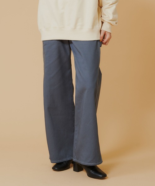 MILKFED.（ミルクフェド）の「PAINTER PANTS（カーゴパンツ・レディース・オリーブ/グレー/ブラック・S/M）」の17枚目の写真