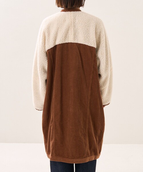 FREAK'S STORE（フリークスストア）の「CIMARRON JEANS × FREAK'S STORE/シマロンジーンズ 別注boa volume sleeve  jacket/別注ボアボリュームスリーブジャケット（その他アウター・レディース・サックスブルー/ブラウン・ﾌﾘ-）」の11枚目の写真