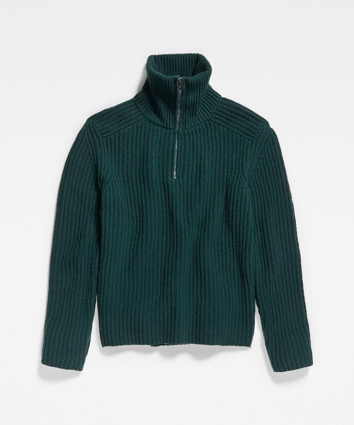 G-STAR（ジースター）の「CHUNKY SKIPPER KNITTED SWEATER/ハーフジップセーター（ニット/セーター・メンズ・グリーン系その他・LARGE/MEDIUM/SMALL/X-LARGE/X-SMALL）」の6枚目の写真